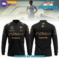 2026 Newest F1 Racing Suit + APX GP Team F1 Jersey + Summer Men&Women Long Sleeve T-Shirt