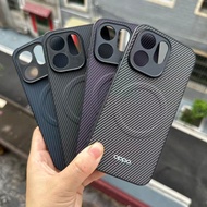 Luxury Carbon Fiber Phone Case For OPPO A5 A6 Pro 4G 5G A6X Reno 15 14 13 12 11 10 Pro Find X8 X9 Pr