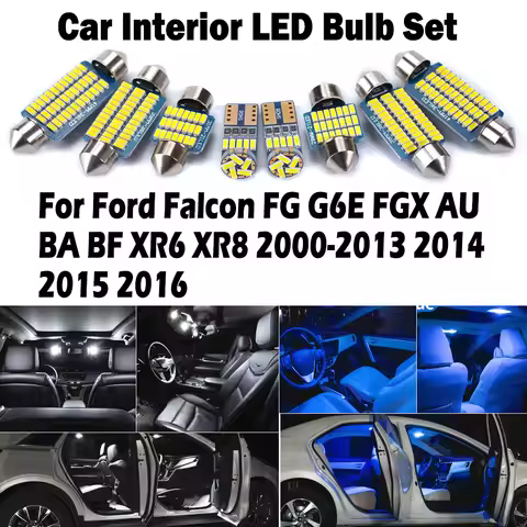 Canbus For Ford Falcon FG G6E FGX AU BA BF XR6 XR8 2000-2013 2014 2015 2016 Trunk Bulbs LED Interior