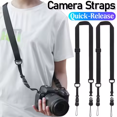 Camera Quick Release Neck Strap for Canon 5D4 R50 R6 Nikon Zf z30 Fuji XS20 xm5 Sony ZVE10 A7RM4 DSL