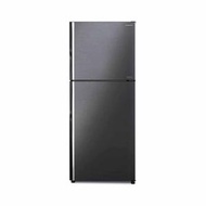 HITACHI 340L 2 DOOR FRIDGE STYLISH LINE (STYLISH)R-VX410PMS9-BBK (BRILLIANT BLACK)