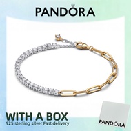 Pandora (with box) purchase pure silver jewelry bracelet Pandora Links & Tennis Bracelet