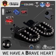 Red Blue Black Rear Foot Pegs Pedal Motorcycle Footrest Accessories For Honda CRF250 Rally 2017 218 