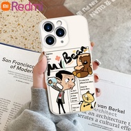 Cute cartoon Mr. Bean vs. Fat Cat Case for Redmi 9 10 12C A Redmi A1 Redmi Note 7 8 9 10 11 12 S Pro