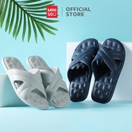 MINISO Sandal Kamar Mandi Sendal Selop Polos Model Cross Pria Cowok Laki-laki Comfortable Nyaman Dew