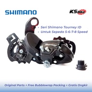 RD Shimano Tourney TX35 TZ500 TY300 TZ31 Made in Indonesia 5 6 7 8 Speed Letter S Shimano Made in In