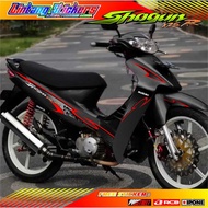 Shogun 125 R Motorcycle Variation STRIPING/SUZUKI SHOGUN 125 R LIST Sticker