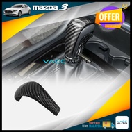 Mazda 3 BP Gear Knob Carbon Cover Gear Lever Shift Knob Cover Trim Kit Mazda 3 BP 2019 - 2025 Access