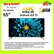 Sharp 4TC65DK1x 65" 4k HDR Android Tv