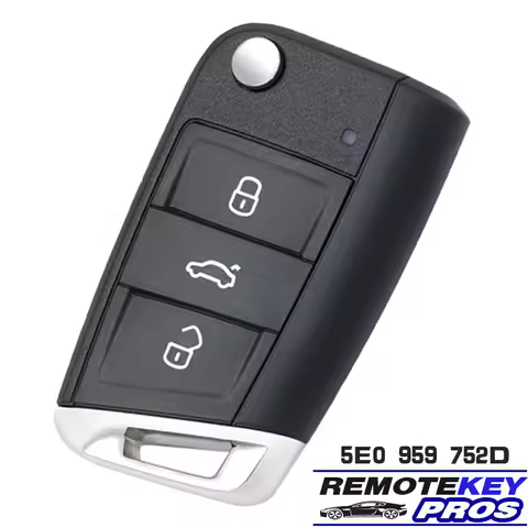 DIYKEY P/N: 5E0959752D , 5E0 959 752 434MHz MQB48 Chip for Skoda Rapid Octavia MK3 2013+ Flip Remote