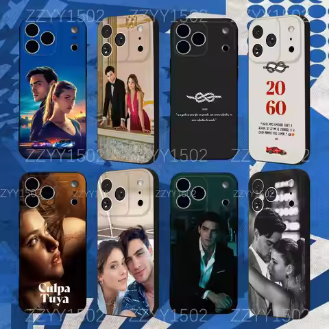 Culpa Tuya MIA 20 60 Phone Case For iPhone 17,16,15,14,13,12,Pro,Max,Plus,E,SE4,Air,Mini Black Funda