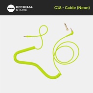 AIAIAI | C18 - Cable (Neon) สายแบบขด ยาว 1.5m พร้อมอะแดปเตอร์