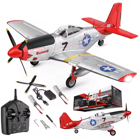 WLtoys XK A280 A160 2560MM P51 P51D RC Aircraft Mustang 4CH Aerobatic Fight Brushless 22 Inch RC Air