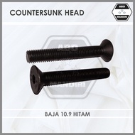 Baja Hitam 10.9 Baut Verseng L / JFL M20 X 80 ( Countersunk ) M20x80