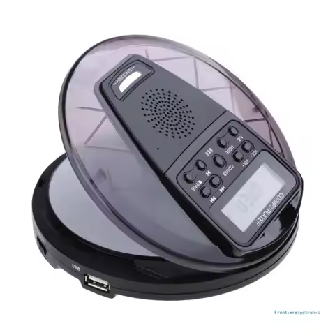 LCD Display CD Player Portable Rechargeable Portable CD Player Car 1050mAh CD Walkman Personal CD Pl