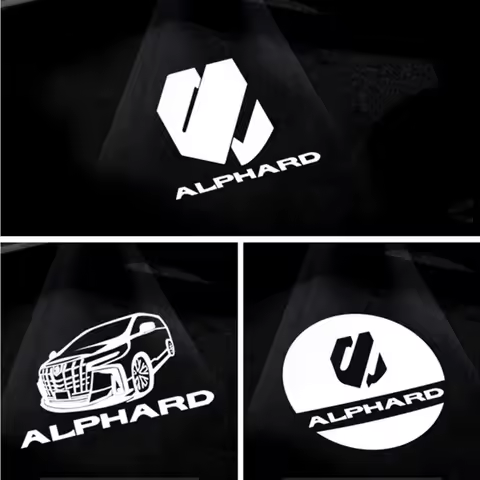 LED Car Decor Welcome Logo Light Courtesy Door Lamp For TOYOTA Alphard 2011-2024 Vellfire 20/30 Seri