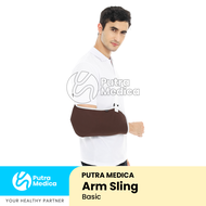 Putra Medica Arm Sling BASIC / Penyangga Tangan Cedera / Gendongan Lengan Siku / Alat Penopang Patah Tulang Lengan Atas