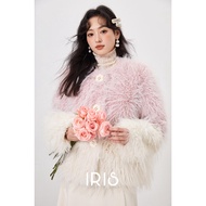 พร้อมส่ง「สินค้าลิขสิทธิ์แท้」Iris Boutique IC2381669 Melt peach fur coat เสื้อผ้าแฟชั่นผู้หญิง เสื้อโ