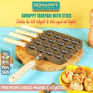 Gohappy TAKOYAKI-POFFERTJES CAKE MOLD Non-stick creamy marble