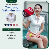 Icado HT605 Women's Sports Polo Shirt High Quality Elastic Breathable World Workout Clothing