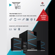 AV Lab T2 2.1 Bluetooth Multimedia Speaker