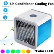 【hot】♚  Air Cooler Conditioner 7 Colors Cooling Humidifier Desk USB Room Office