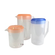 Color Lid Plastic Water Jug / Jug Air Plastik 1.3L 2L 3.8L Water Container