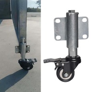 {dfhfht} Hierly Gate Wheel Spring Loaded Gate Caster Flexible Iron with 360° Swivel Shock Absorbing 