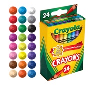 Bút Sáp Màu Crayon Crayola  Chính Hãng - Hộp 16/24 Màu An Toàn Cho Bé Màu Mịn Dễ Tô