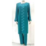 Jubah Seluar Mini Jubah Muslimah Sulam Embroidery CKF 8563