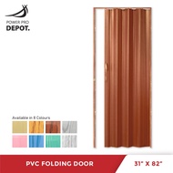 (Godziillar) PVC Folding Door Toilet Door Room Divider Pintu Tandas Lipat PVC 31” X 82”