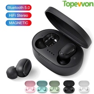 Topewon A6S Pro TWS Wireless Bluetooth Earphone Noise Cancelling Headset Earbuds for Xiaomi Redmi Airdots IPX4 Waterproof Headphone
