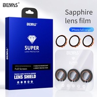BEVAS iPhone 17 Peo max Lens Sticker 17PRO Lens Film Sapphire 17 Air Camera Protector Lens Ring PVD