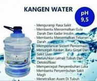 Air Kangen 2 ltr ph 9,5/9/8,5