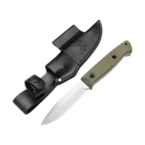 Portable Outdoor Rescue Defense BM 163 Fixed Blade Knife Sharp D2 Blade Tactical Survival Knives G10