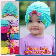 Rainbow Flower Children's Turban Baby Girl Turban/ Baby Turban/ 0-6 Months Baby Girl Bandana/ Newbor