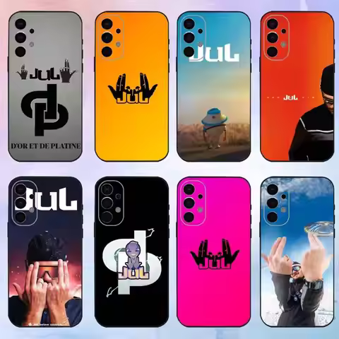 Rapper J-JUL Phone Case For Samsung S25,S24,S21,S22,S23,S30,Ultra,S20,Plus,Fe,Lite,Note,10,9,5G Blac