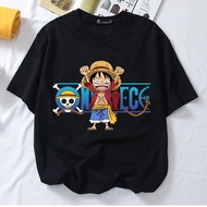 ONE PIECE WANTED LUFFY XS-3XL COTTON TSHIRT MAN WOMAN T SHIRT MEN WOMEN T SHIRT BAJU LELAKI PEREMPUA