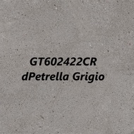 [Wp43] Roman Granit Lantai Gt602422Cr Dpetrella Grigio 60X60 Kw 1