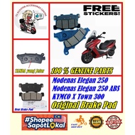 Modenas Elegan 250 Brake Pad Original Modenas Elegan 250 ABS Brake Pad Depan Modenas Elegan 250 EX