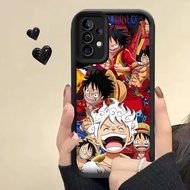 R8 One Piece Luffy Silicone Casing for Samsung M15 S25 Ultra S24 S21 FE A55 5G