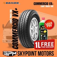 SAILUN TIRE COMMERCIO Vx+ TUBELESS TIRE FOR LIGHT TRUCK WITH 1L TIRE Sealer/Sealant