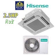 Hisense 2HP / 2.5HP / 3HP / 3.5HP / 5HP Inverter QFGSI / Non Inverter QFGS Ceiling Cassette Air Cond