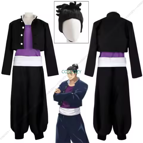 Anime Jujutsu Kaisen Todo Aoi Cosplay Costume Adult Top Pants Todo Aoi Uniform Wig Halloween Carniva