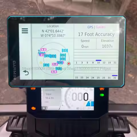 Designed for Garmin Zumo XT, Zauts MO XT 5.5 Inch [Glove & Case Friendly] Tempered Glass Screen Prot