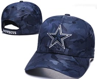 🎩[Dallas Cowboys] หมวกฟุตบอลลีกหมวกเบสบอลหมวกปีกแบนหมวกกันแดด