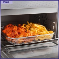 BNBAR Air Fryer Basket for Oven Mesh Grill Basket, Bakeware, Baking Sheet, Stainless Steel Air Fryer Baking Tray for Kitchen