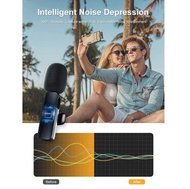 迷你無線領夾式麥克風 USB Type-C 或 iphone Lightning 便攜式無線 MIC，用於手機直播視頻記錄  ckp Mini Wireless Lavalier Microphone