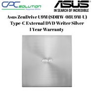 Asus ZenDrive U9M ‏(SDRW-08U9M-U) Type-C External DVD Writer 1 Year Warranty