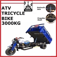 ATV Suzuki Tricycle Max 3000KG 200cc 250cc 300cc | Transport Oil Palm Durian Rubber Fruit Farm Kebun